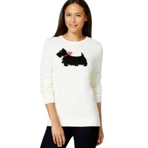 Charter Club Scottie Dog Sweater Size PXL
